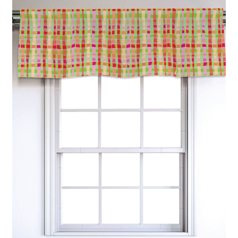 Sateen Ruffled Window Valance