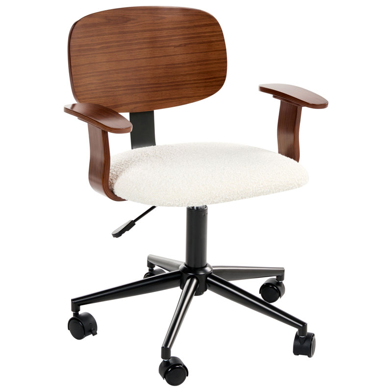 George Oliver Boucle Office Chair