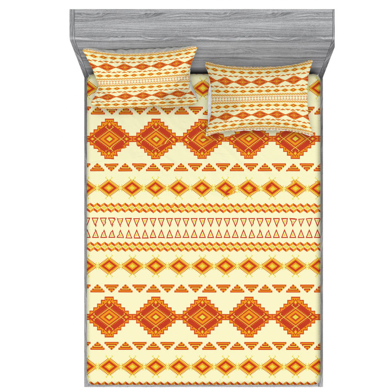 Microfiber Sheet Set, Queen Sheet Set + Fitted Sheet + 2 Pillowcases