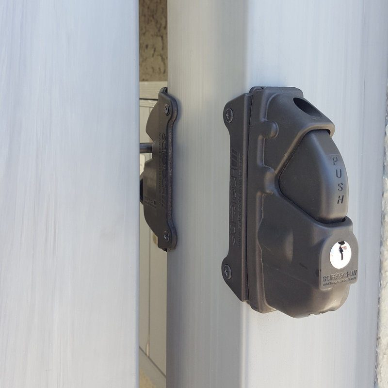Safetech Hardware Black Gate Latch