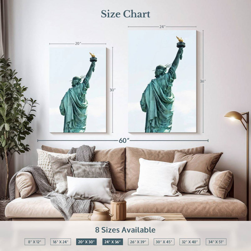 Aime New York Liberty II, H 36 po x l 24 po