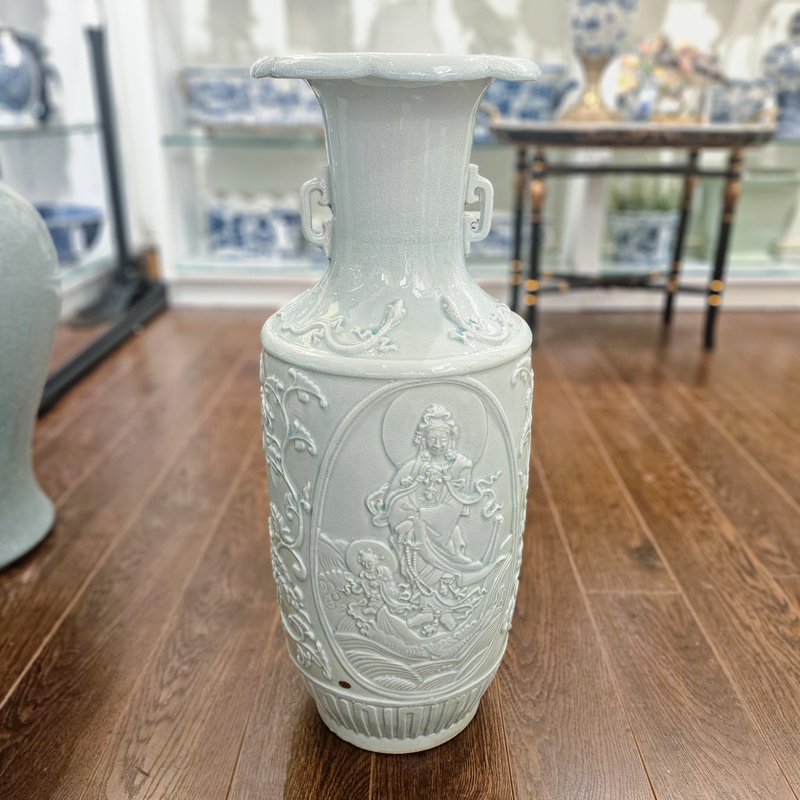 Porcelain Vase Kwun Yin Celadon
