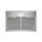 Streamline 30 In. T-3169-1-DT Trieste Ducted Undermount 80 CFM Range Hood In Brushed Stainless Steel With Mesh Filters, Push Button Control, LED Light