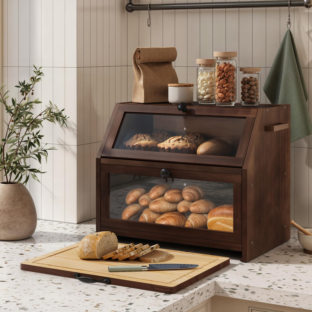 Wood Food Storage Container