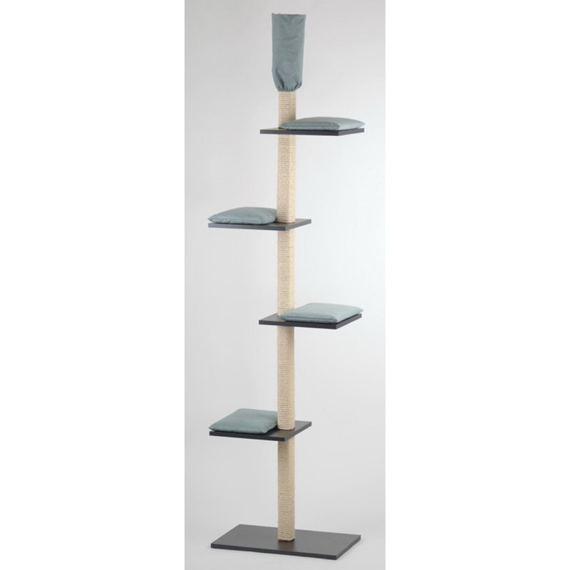 Elsie 260cm H Cat Tree, Blue/Anthracite