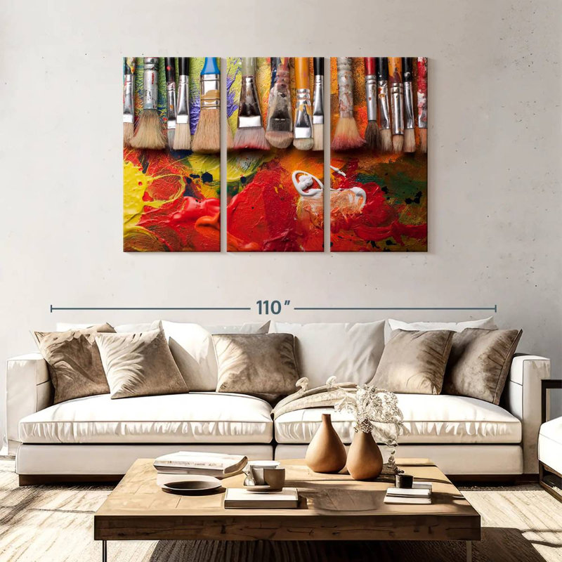 Creative Painting Tools, 48" H x 74" W