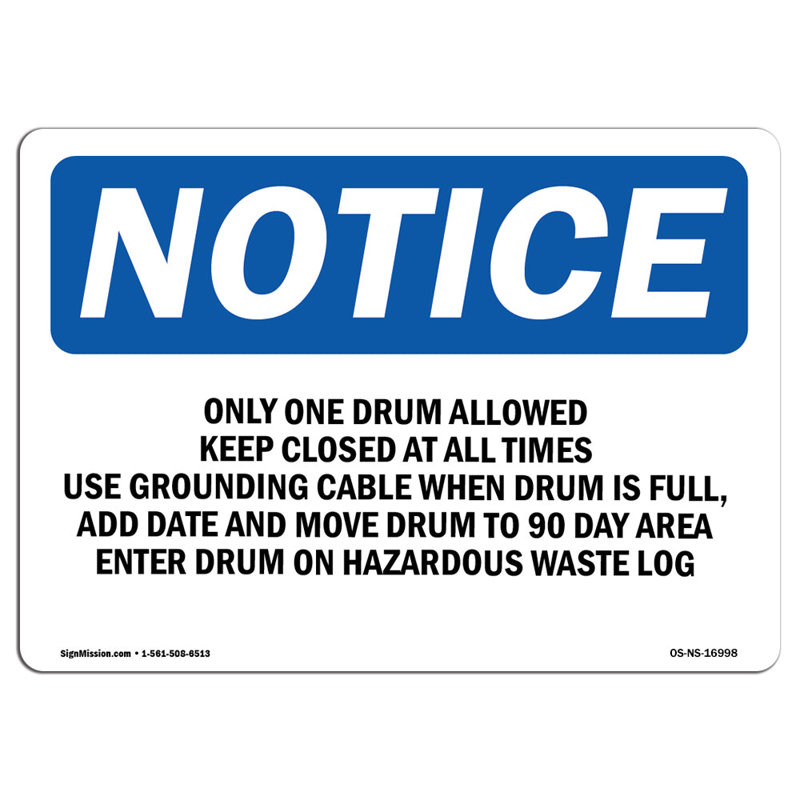 Notice Sign