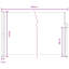 VidaXL Polyester Cover Retractable Patio Awning-126787494-126787498