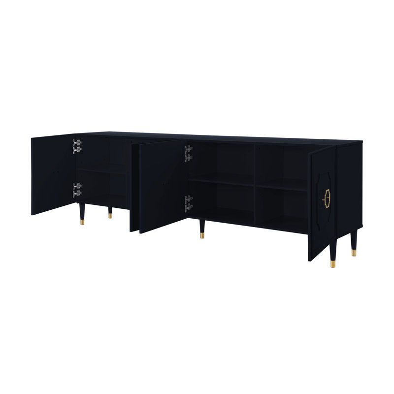 Buffet pour salle à manger Orukotan Urima, Noir