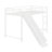Sturdy Metal Bunk Bed Frame With Built-In Slide, Ladder, Fence And Door-1608630235