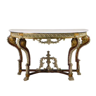 Rosia 62'' W Marble Console Table