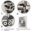 Urban Vision Abstract Black And White - Modern Geometric Wall Art Prints-1347680018-1347680002