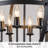 Isavela 20.47''W 6 - Light Dimmable Candle Style Globe Chandelier