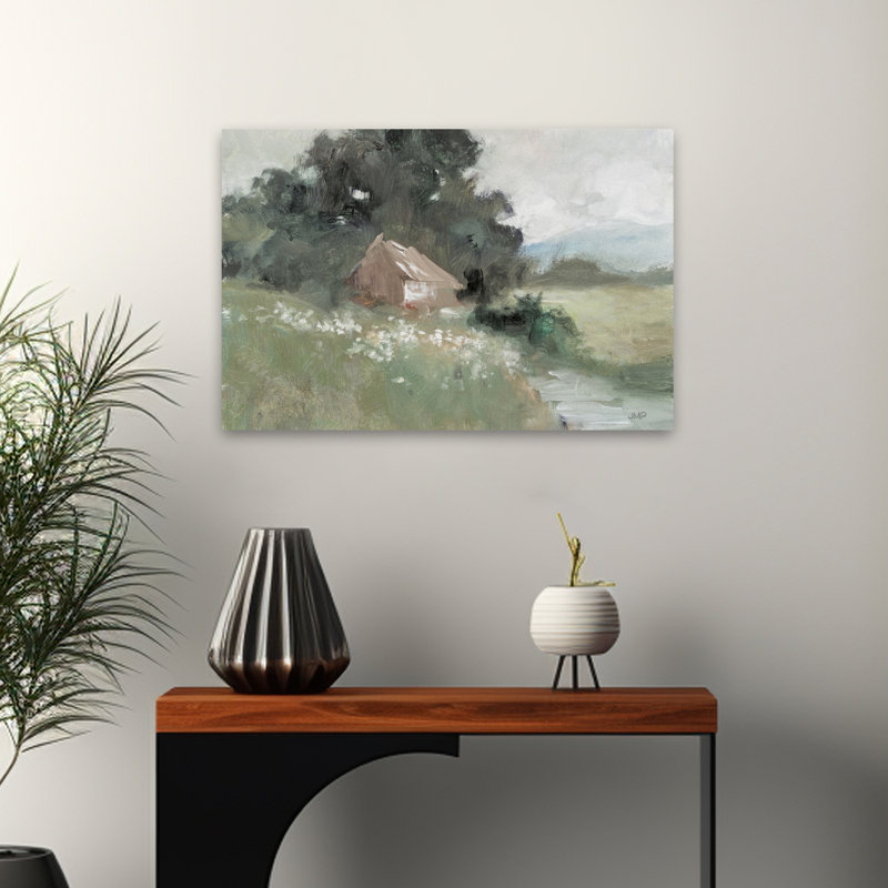 Art rustique brun et champêtre, H 16 po x l 24 po