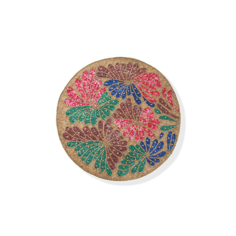 The "Autumn Bloom" Beaded Placemat