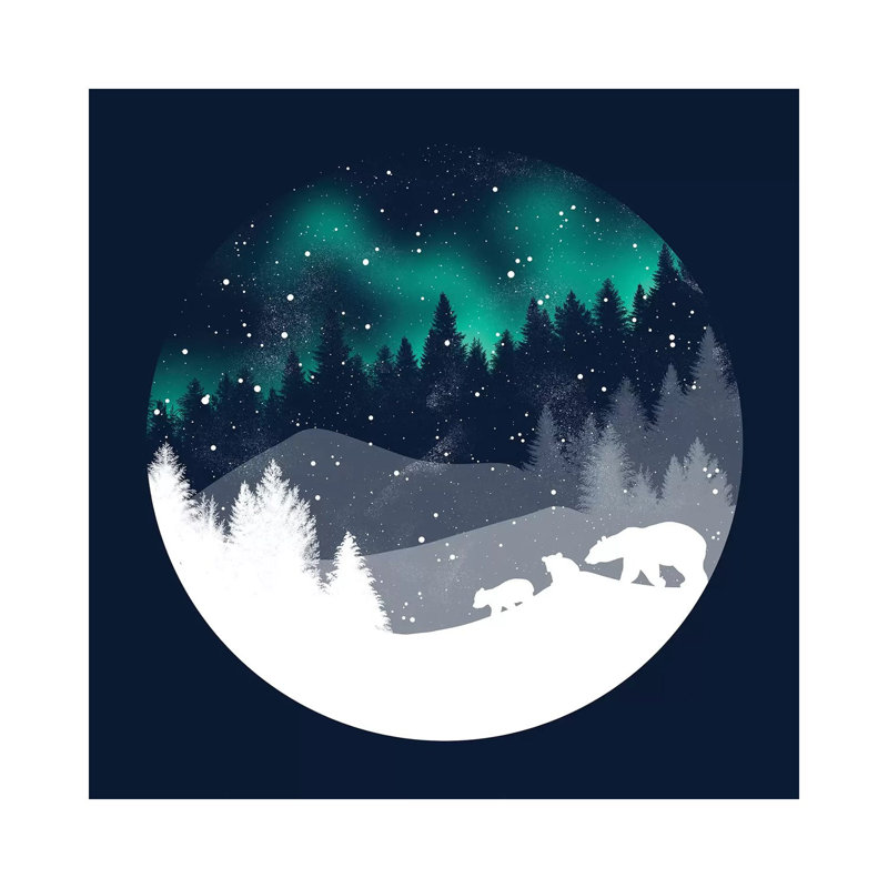 Stardust Horizon 1 Piece Wrapped Canvas Wall Art, 93.98cm H x 93.98cm W