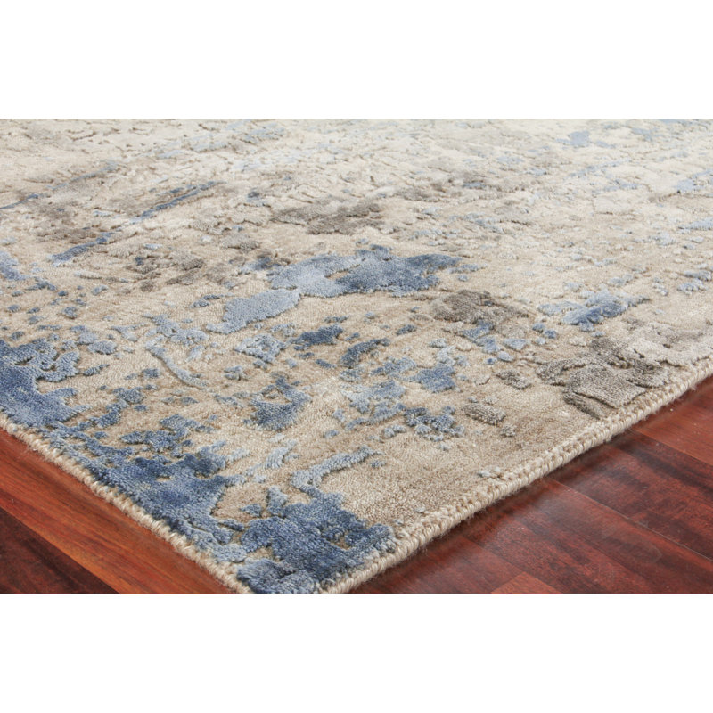 Reflections Viscose Abstract Indoor Rug, Rectangle 9' x 12'