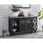 Blackened Oak Bar Cart