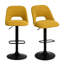 Tabouret de bar pivotant à 360 ° Bridgette-1974955258