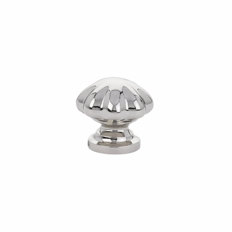 Melon Oversized 1" Novelty Knob, Polished Nickel, 1.25''