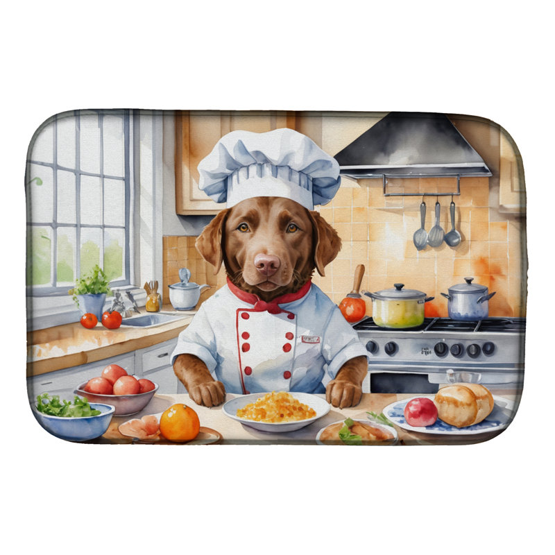 Tapis de séchage Chesapeake Bay Retriever The Chef