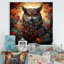 Mysterious Owl Forest III - Art mural hibou