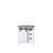Marsyas 30 in W x 22 in D Single Bath Vanity with Marble Top-132790916-132790917