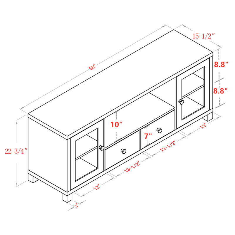 Krokowski TV Stand for TVs up to 65"