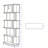 Modern 5-Tier Open Bookshelf-2033556787