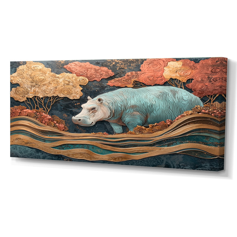 Gutirrez - Animals Wall Art, H 28 po x l 60 po, Toile tendue, Ne s'applique pas