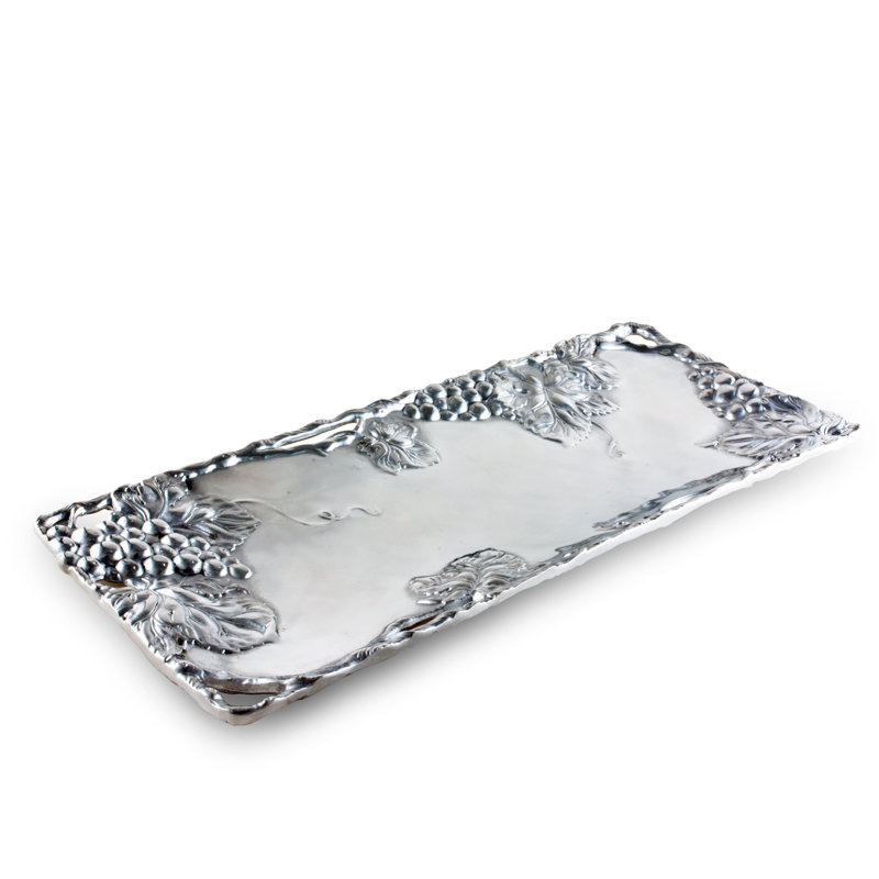 Arthur Court Designs Grape Aluminum Platter