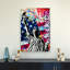 American Liberty Graffiti Colorful Contemporary Modern Urban Architecture Wall Art Print 1 Piece Wrapped Canvas Wall Art-725597078