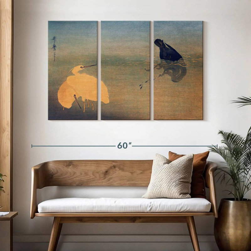 U To Shirasagi, 32" H x 50" W