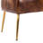 Lora Mid-Century Modern Tufted Leather Bench, 44" Wide with Metal Legs-839558802-877218756