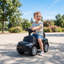 Rangement pour scooters pour enfants 10,2 x 4,3 x 6,5 po en Pp noir et acier de 18 à 36 mois