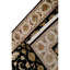 Hand-Knotted High-Quality Black and Beige Area Rug