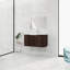 Armoire de salle de bain 36 po avec lavabo en résine