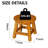 Bonckowski 1 - Step Wood Step Stool-1048787165