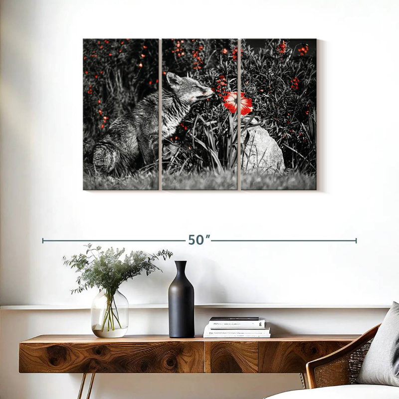 Brampt Red Fox Garden Pop, 24" H x 38" W