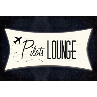 Pilots Lounge - Wrapped Canvas Print