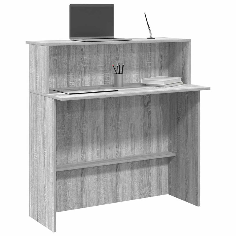 Sherilynn Standing Desk, Grey Sonoma