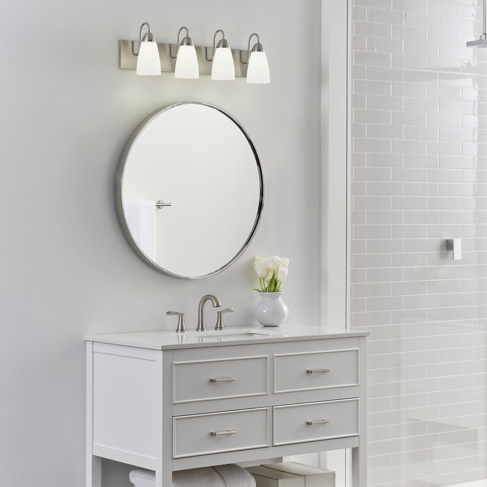 Aitken Dimmable Vanity Light, Brushed Nickel, No, 4