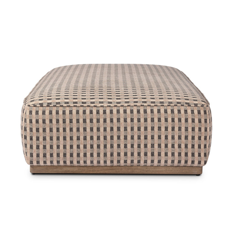 Sinclair Ottoman, Firefinch Fawn Polyester