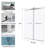 68"-72" W x 76" HDouble Sliding Frameless Soft-Close Shower Door -118021319