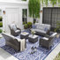Pe Wicker Outdoor Conversation Sets