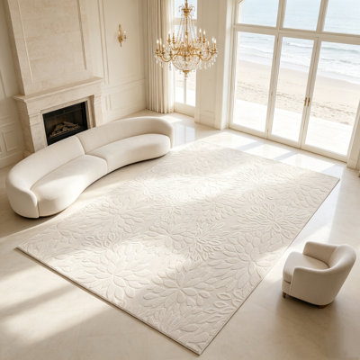 Modern Machine Washable Non-Slip Area Rug