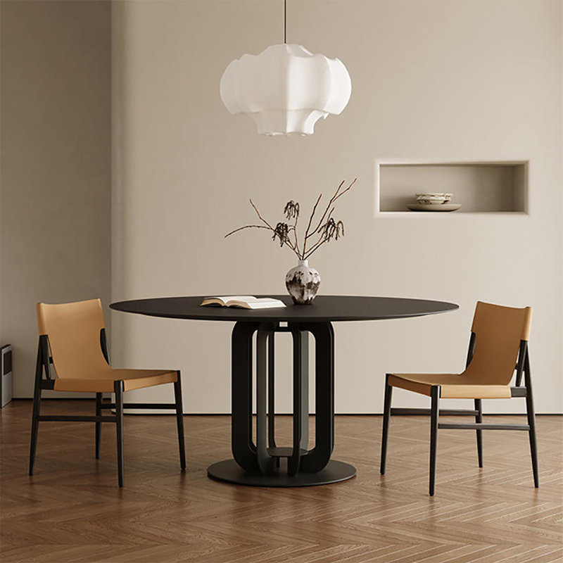 Torp Round Dining Table, 29.5"H x 47.2"L x 47.2"W