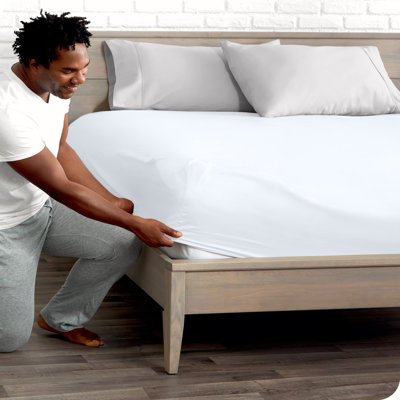 Drap-housse en microfibre