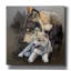  «Wolf Cub And His Mother» par Kajenna, art mural sur toile, 12 po x 12 po