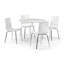 Aarshi Round Metal Base Dining Table-1487066630